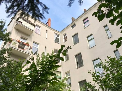 Detail hofseitige Fassade vor Sanierung