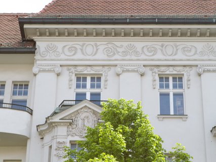 Detail straßenseitige Fassade