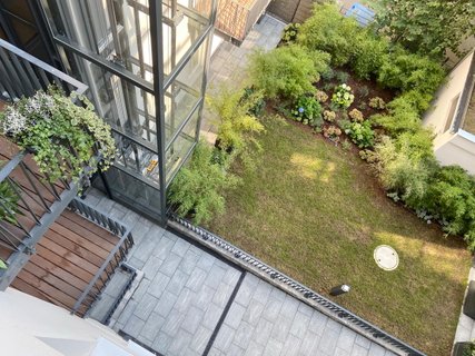 Gartenbereich im Hof