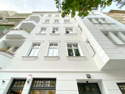 Detail straßenseitige Fassade