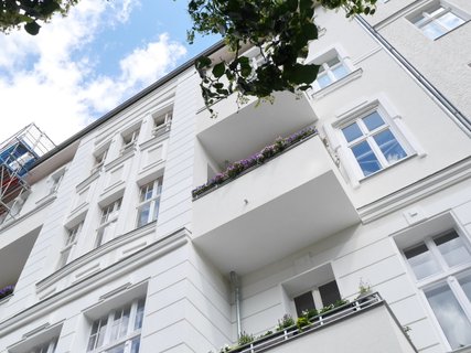 Detail straßenseitige Fassade