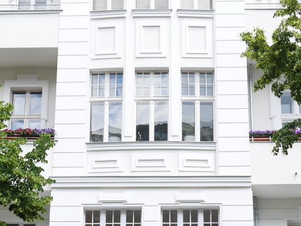 Detail straßenseitige Fassade