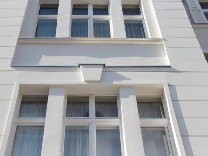 Detail straßenseitige Fassade