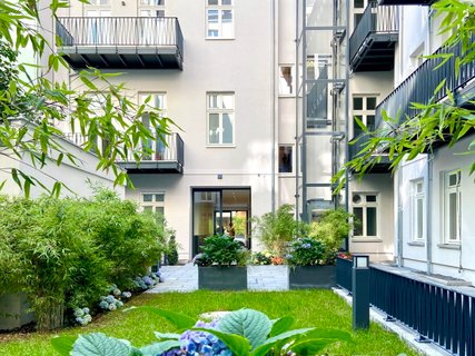 Gartenbereich im Hof