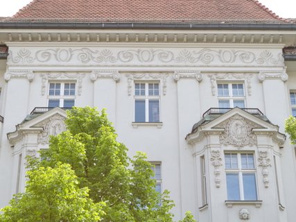 Detail straßenseitige Fassade